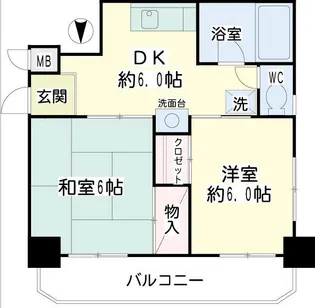 コートアオイ【5階】の間取り