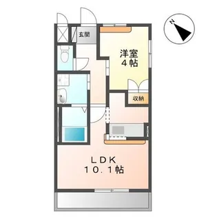 茨城県水戸市元吉田町【アパート】の間取り