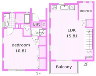 神奈川県横浜市港北区篠原東1【一戸建】の間取り