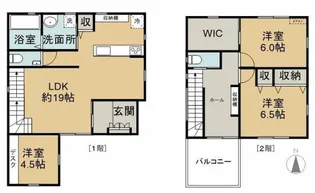 愛媛県新居浜市上泉町【一戸建】の間取り