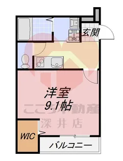 フジパレス堺中長尾III番館【3階】の間取り