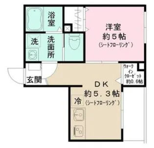 フィカーサ和泉【2階】の間取り