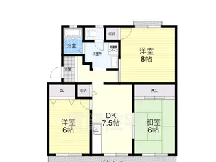 メゾンテック2【2階】の間取り