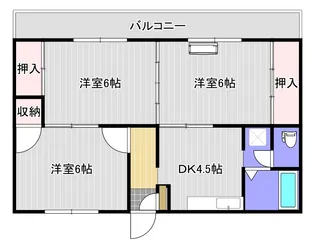 さくらマンション【3階】の間取り
