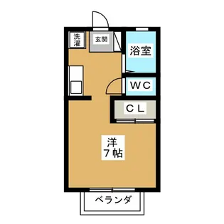 ハイツHIRO【2階】の間取り