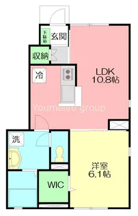 神奈川県海老名市国分南3【アパート】の間取り