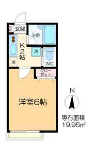 リブレリー春江【1階】の間取り