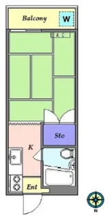 ホリコーポ【2階】の間取り