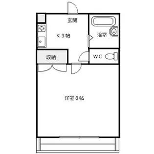 シーズンコート可児【2階】の間取り