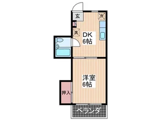 広島県広島市西区三篠北町【マンション】の間取り