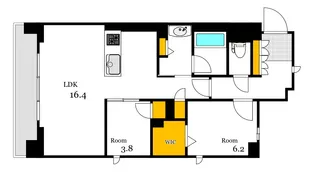 シャーメゾンステージ中央通り【3階】の間取り