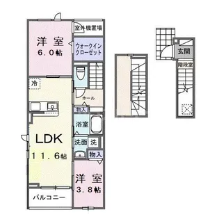 フローラル グレイス【3階】の間取り