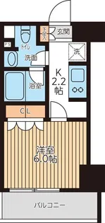 神奈川県横浜市西区中央1【マンション】の間取り
