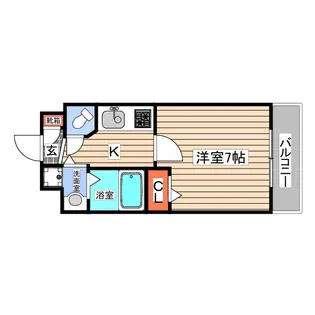 オリオリシティVII【4階】の間取り