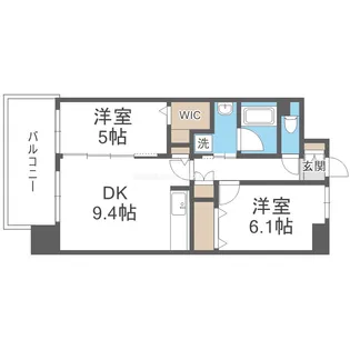 ベリー海老江【15階】の間取り