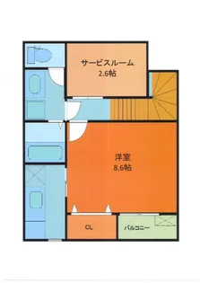 シャノワール【2階】の間取り