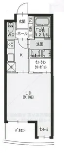 アルチナンテ【3階】の間取り