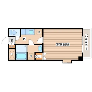 メゾンドゥレナーク【3階】の間取り