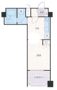 インペリアル広尾【4階】の間取り