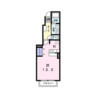 パインヒルズA【1階】の間取り