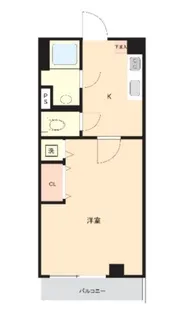 恵比寿グリーンハイム【1階】の間取り