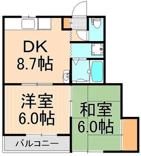 TKビル【2階】の間取り