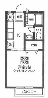 エーデルワイス【2階】の間取り