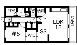 ローレルアイ上前津【14階】の間取り