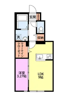 リビンド田塚II【1階】の間取り