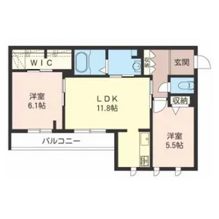 エスポワール下永谷【2階】の間取り