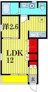 IRIE PAWS【1階】の間取り