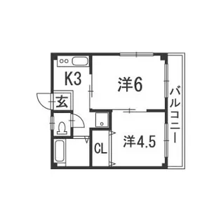 ジェントル矢沢【1階】の間取り