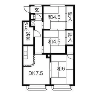 東園コーポラス【2階】の間取り