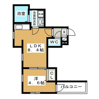 シャトー黒川【3階】の間取り