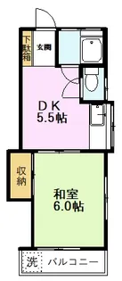コーポむとう【2階】の間取り