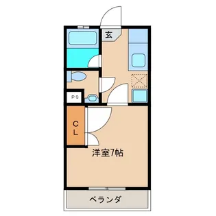 ベルフォーレ洞峰A【1階】の間取り