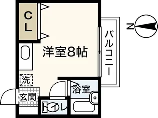グランディーY【2階】の間取り
