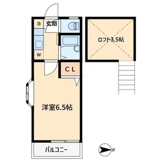 メゾン・ド・マキ【2階】の間取り