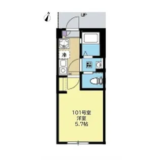 C.B.Grey東林間【1階】の間取り