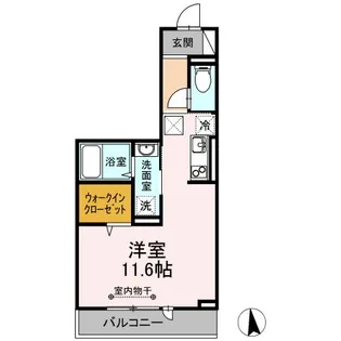 プランドールヒルズ【1階】の間取り