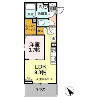 グリーンフォレストT【2階】の間取り