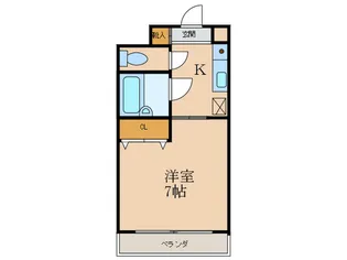 プレリュ-ド江坂【4階】の間取り