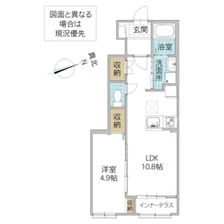 NIRVANAIII取手【1階】の間取り