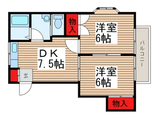 エクセル 渡辺【2階】の間取り