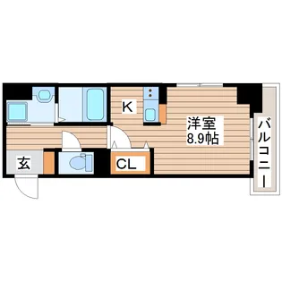 ラポール日泉【7階】の間取り