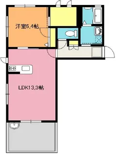 【SHM】ラパンミニョン【1階】の間取り