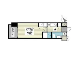 インボイス鶴見レジデンス【9階】の間取り