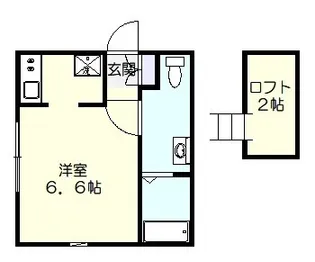 Gatelagoon戸塚町【2階】の間取り