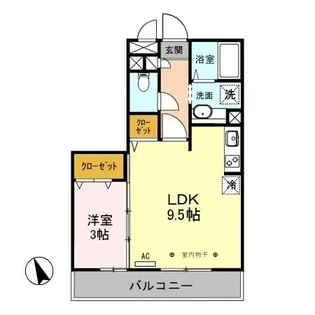 ティアラあづみ野 ダ【3階】の間取り