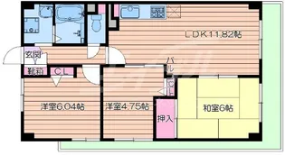 ベルヴュー南が丘【2階】の間取り